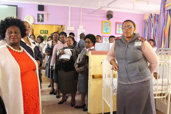 Delegation was impressed by the Pediatric Unit at Christ the King Hospital.