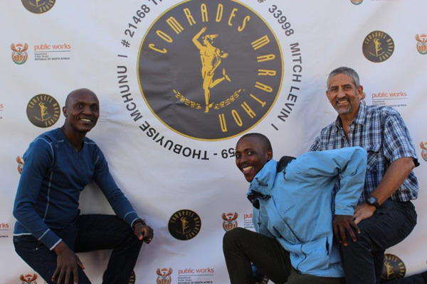 The legends: Messrs. Thobuyise Mchunu, Mitch Levin and Thobani Zuke