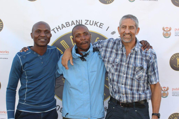 The legends: Messrs. Thobuyise Mchunu, Mitch Levin and Thobani Zuke