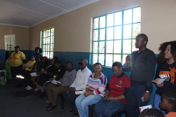 Department of Public Works staff that paid a visit to the Thabitha Ministry Orphanage.