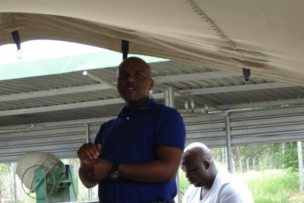 Umzinyathi District Director Mr Dumisani Mqadi on the keynote address