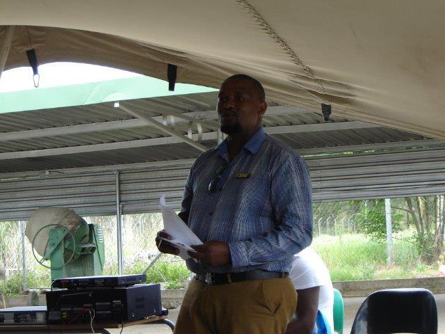 Programme Director Mr LM Mkhize
