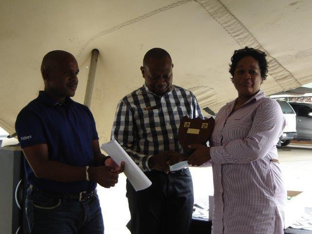 Recognition Award to Ms NI Ngcobo